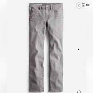 J Crew 9” Vintage Slim Straight Jeans